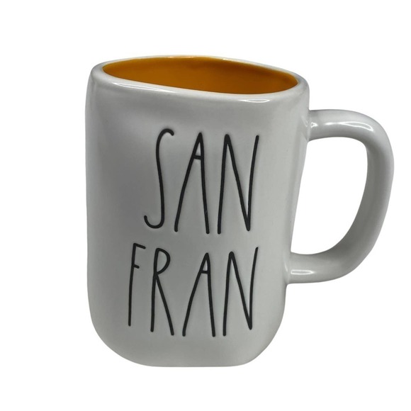 New Rae Dunn "SAN FRAN'' Mug with the Golden Bridge - Picture 1 of 3